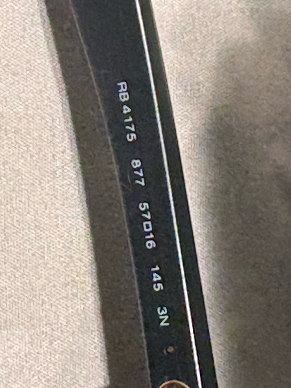 Ray-Ban Black and Gold Clubmaster Sunglasses - Picture 7 of 8